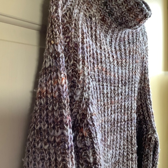 Rag & Bone Wool Blend Marled Funnel Neck Sweater Multicolor SZ L - Picture 5 of 16